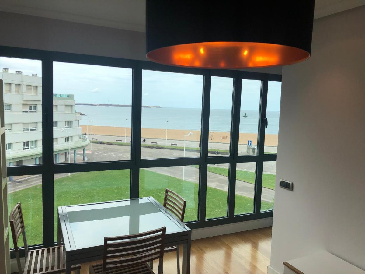 Primera Linea Playa+Parking Gratis Gijon Exterior photo